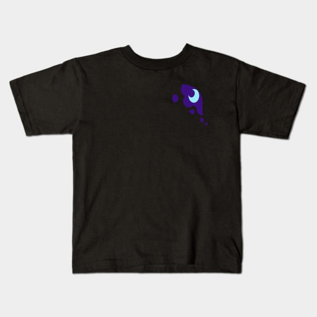 My little Pony - Nightmare Moon Cutie Mark V2 Kids T-Shirt by ariados4711